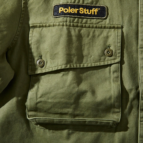 KUBRICK COTTON POPLIN JKT - OLIVE
