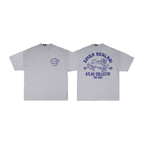 Singa Berlari T-Shirt Grey