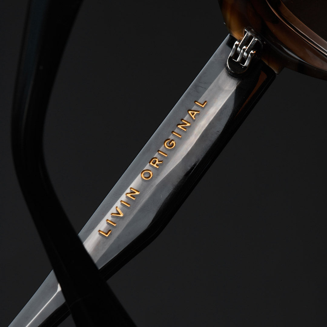 Acetate Vhiveka Stripe Brown