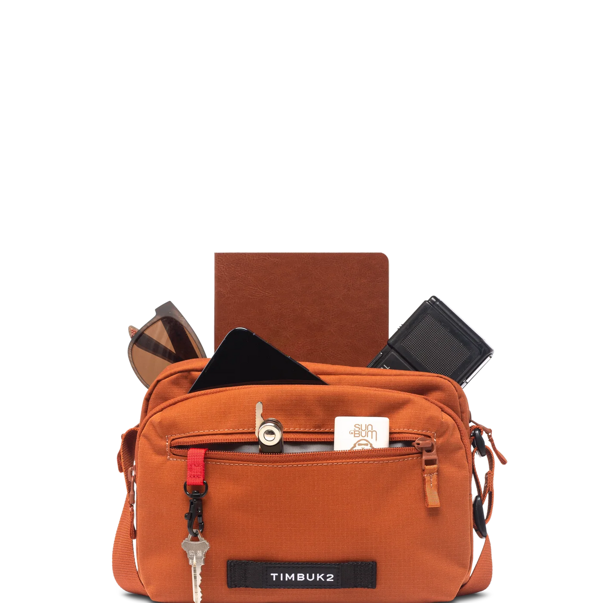 FLIGHT CROSSBODY SATCHEL RUST